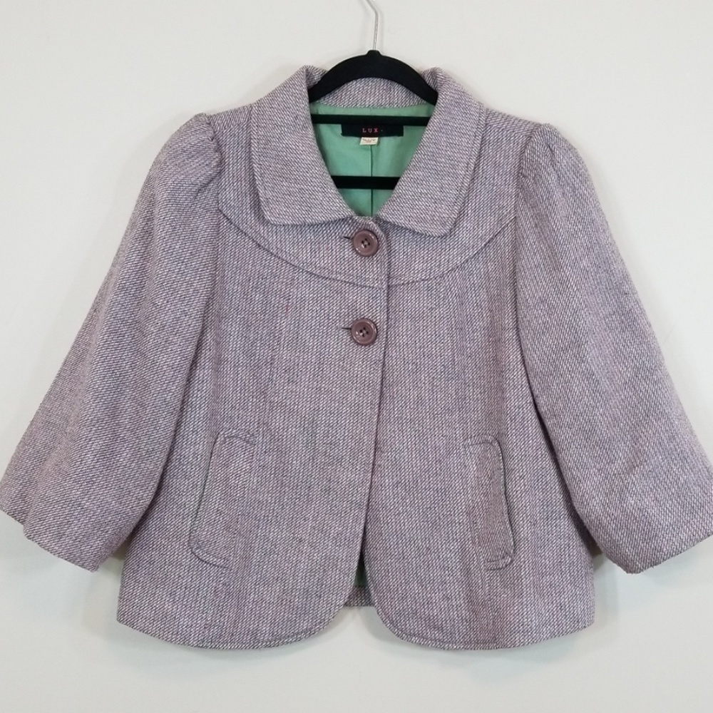 LUX. Urban Outfitters WoolBlend 2 Button Blazer